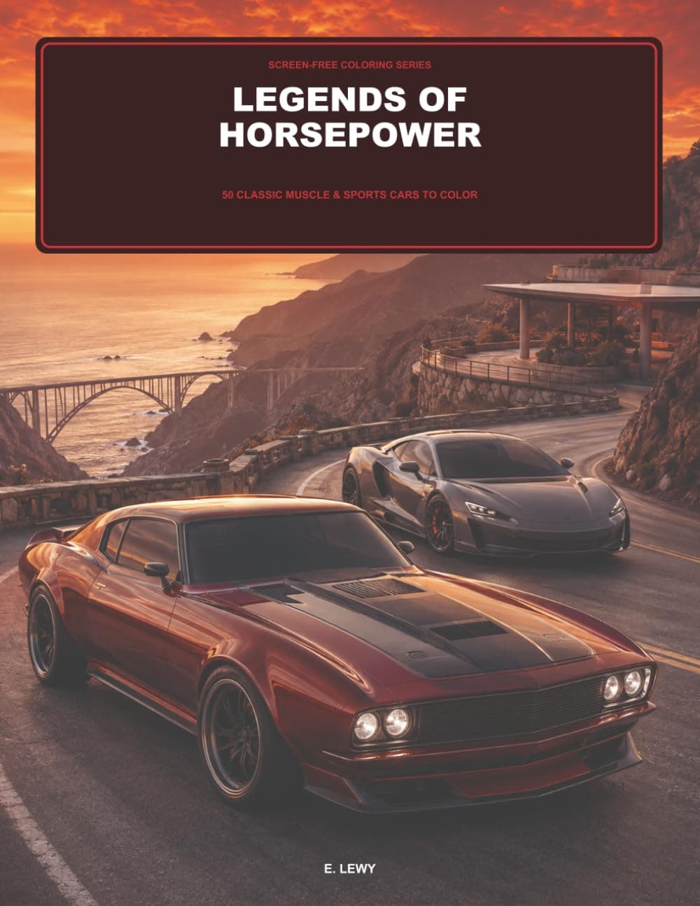 Legends of Horsepower coloring book cover